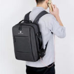 Agon - Waterproof Business Travel Backpack with USB Charging