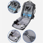 Agon - Waterproof Business Travel Backpack with USB Charging