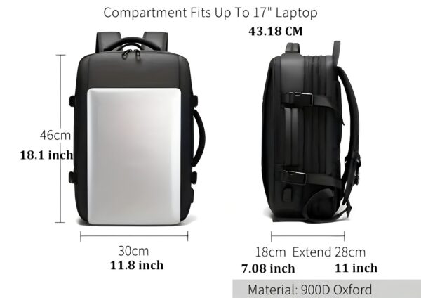 Taiga - 3in1 High Quality Laptop Travel Backpack for Men and Women