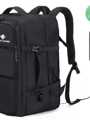 Venture - 4in1 45L Expandable Waterproof Business Backpack USB Charging 17" Laptop